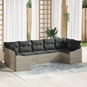 Conjunto de Sofá de Jardín de 7 Piezas con
