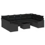 Set de Sofá de Jardín de 10 piezas con cojines en color beige de ratán poliéster von , Outdoor-Sofas - Ref: Foro24-3346893, P...