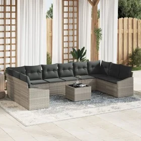 Conjunto de Sofá de Jardín de 11 Piezas con