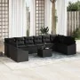 Juego de Sofá de Jardín de 11 Piezas con Cojines de Ratán de Polietileno Beige von , Outdoor-Sofas - Ref: Foro24-3346913, Pre...