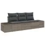 Juego de Sofás de Jardín de 3 Piezas con Cojines Gris de Ratán Sintético von , Outdoor-Sofas - Ref: Foro24-3346919, Preis: 23...