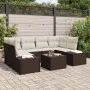 Conjunto de Sofá de Jardín de 7 Piezas con Cojines Marrón Ratán de Polietileno | Foro24.es | Tu tienda online para hogar, jardín y más Foro24.es