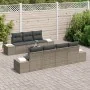 Juego de Sofás de 8 piezas con Cojines Gris Ratán Polipropileno by , Outdoor sofas - Ref: Foro24-3346969, Price: 560,62 €, Di...