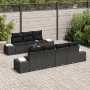 Juego de sofá de jardín de 8 piezas con cojines Negro Poliratán by , Outdoor sofas - Ref: Foro24-3346973, Price: 566,55 €, Di...