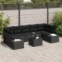 Juego de Sofá de Jardín de 8 Piezas con Cojines Ratán Negro by , Outdoor sofas - Ref: Foro24-3346983, Price: 573,30 €, Discou...