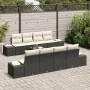 Juego de Sofás de Jardín de 9 Piezas con Cojines Negro Poliratán by , Outdoor sofas - Ref: Foro24-3346987, Price: 608,67 €, D...