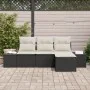 Conjunto de Sofá de Jardín de 4 Piezas Con Cojines Negro Poliratán by , Outdoor sofas - Ref: Foro24-3347007, Price: 275,18 €,...