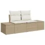 Juego de Sofá de Jardín Juego de 4 Beige y Crema by , Outdoor sofas - Ref: Foro24-3347011, Price: 294,49 €, Discount: %
