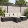 Juego de Sofá de Jardín de 5 Piezas con Cojines de Ratán Polí Marrón by , Outdoor sofas - Ref: Foro24-3347027, Price: 373,76 ...