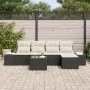 Juego de Sofá de Jardín de 5 Piezas con Cojines de Ratán Polí Marrón by , Outdoor sofas - Ref: Foro24-3347027, Price: 373,76 ...
