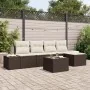 Conjunto de sofá de jardín de 5 piezas con cojines gris ratán | Foro24.es | Tu tienda online para hogar, jardín y más Foro24.es