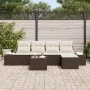 Conjunto de sofá de jardín de 5 piezas con cojines gris ratán | Foro24.es | Tu tienda online para hogar, jardín y más Foro24.es