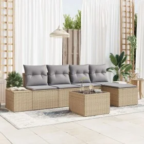 Conjunto de Sofás de Jardín de 6 Piezas con