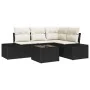 Juego de Sofá de Jardín de 4 piezas con Cojines Marrón de Poliratán by , Outdoor sofas - Ref: Foro24-3347047, Price: 359,43 €...