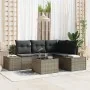 Conjunto de Sofás de Jardín de 4 Piezas con Cojines Gris Poliratán von , Outdoor-Sofas - Ref: Foro24-3347049, Preis: 352,36 €...