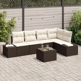 Conjunto de Sofá de Jardín de 5 Piezas con