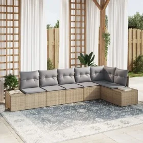 Set de Sofás de Jardín de 6 Piezas con Cojines