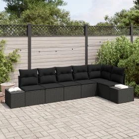 Conjunto de Sofá de Jardín de 6 Piezas con