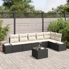 Juego de Sofá de Jardín de 6 Piezas con Cojines Ratán Poliratán Marrón by , Outdoor sofas - Ref: Foro24-3347087, Price: 454,7...