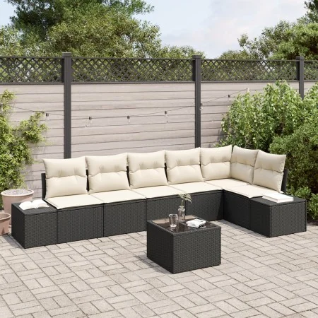 Juego de Sofá de Jardín de 6 Piezas con Cojines Ratán Poliratán Marrón von , Outdoor-Sofas - Ref: Foro24-3347087, Preis: 454,...