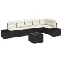 Juego de Sofá de Jardín de 6 Piezas con Cojines Ratán Poliratán Marrón von , Outdoor-Sofas - Ref: Foro24-3347087, Preis: 454,...