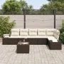 Conjunto de Sofá de Jardín de 6 piezas con Cojines Gris Poliratán | Foro24.es | Tu tienda online para hogar, jardín y más Foro24.es