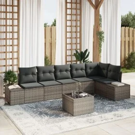 Conjunto de 6 Piezas de Sofás de Jardín con Cojines Ratán Poliéster Negro. by , Outdoor sofas - Ref: Foro24-3347089, Price: 4...