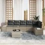 Juego de Sofá de Jardín de 7 Piezas con Cojines Gris Ratán Sintético by , Outdoor sofas - Ref: Foro24-3347092, Price: 502,02 ...