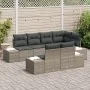 Juego de Sofá de Jardín de 7 Piezas con Cojines Ratán Gris von , Outdoor-Sofas - Ref: Foro24-3347099, Preis: 537,94 €, Rabatt: %