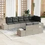 Juego de sofá de jardín de 8 piezas con cojines gris claro poliratán von , Outdoor-Sofas - Ref: Foro24-3347112, Preis: 637,10...