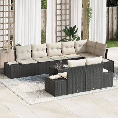 Conjunto de Sofá de Jardín de 8 Piezas con Cojines de Rattan Poliéster Marrón by , Outdoor sofas - Ref: Foro24-3347117, Price...
