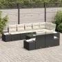 Conjunto de Sofá de Jardín de 8 Piezas con Cojines de Rattan Poliéster Marrón by , Outdoor sofas - Ref: Foro24-3347117, Price...