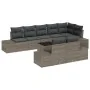 Juego de Sofá de Jardín de 8 Piezas con Cojines Gris de Ratán Sintético von , Outdoor-Sofas - Ref: Foro24-3347119, Preis: 634...