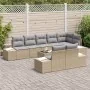 Set de Sofá de Jardín de 9 Piezas con Cojines en Poliratán Negro | Foro24.es | Tu tienda online para hogar, jardín y más Foro24.es
