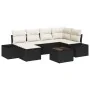 Conjunto de Sofá de Jardín Conjunto de 7 Negro y crema by , Outdoor sofas - Ref: Foro24-3347137, Price: 451,27 €, Discount: %