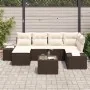 Conjunto de Sofá de Jardín Conjunto de 7 Marrón y crema | Foro24.es | Tu tienda online para hogar, jardín y más Foro24.es