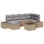 Conjunto de Sofás de Jardín Set de 7 Beige y gris | Foro24.es | Tu tienda online para hogar, jardín y más Foro24.es