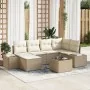 Conjunto de Sofá de Jardín de 7 Piezas con Cojines en Ratán Polímero Marrón by , Outdoor sofas - Ref: Foro24-3347141, Price: ...