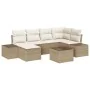 Conjunto de Sofá de Jardín de 7 Piezas con Cojines en Ratán Polímero Marrón by , Outdoor sofas - Ref: Foro24-3347141, Price: ...