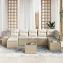 Set de Sofá de Jardín Juego de 8 Beige y crema von , Outdoor-Sofas - Ref: Foro24-3347161, Preis: 535,59 €, Rabatt: %
