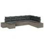 Juego de Sofás de Jardín de 8 Piezas con Cojines Gris Poliratán by , Outdoor sofas - Ref: Foro24-3347179, Price: 506,76 €, Di...