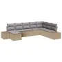 Set de Sofá de Jardín de 8 Piezas con Cojines Beige de Ratán Polietileno | Foro24.es | Tu tienda online para hogar, jardín y más Foro24.es