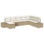 Conjunto de Sofá de Jardín Juego de 8 Beige y crema by , Outdoor sofas - Ref: Foro24-3347181, Price: 563,84 €, Discount: %