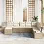 Conjunto de Sofá de Jardín Juego de 8 Beige y crema by , Outdoor sofas - Ref: Foro24-3347181, Price: 563,84 €, Discount: %