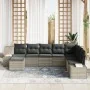Conjunto de Sofás de Jardín Conjunto de 8 Gris Claro by , Outdoor sofas - Ref: Foro24-3347182, Price: 573,07 €, Discount: %