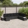 Conjunto de Sofá de Jardín Conjunto de 8 Negro Poliratán by , Outdoor sofas - Ref: Foro24-3347183, Price: 527,63 €, Discount: %