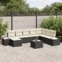 Juego de sofá de jardín de 8 piezas con cojines de Ratán Poliéster marrón by , Outdoor sofas - Ref: Foro24-3347187, Price: 53...