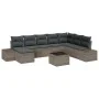 Conjunto de sofá de jardín 9 piezas Gris Ratán by , Outdoor sofas - Ref: Foro24-3347189, Price: 554,36 €, Discount: %