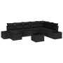 Conjunto de Sofá de Jardín de 9 Piezas con Cojines Beige Poliratán by , Outdoor sofas - Ref: Foro24-3347193, Price: 578,09 €,...