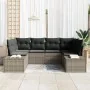 Juego de Sofá de Jardín Juego de 6 Gris Ratán by , Outdoor sofas - Ref: Foro24-3347199, Price: 414,98 €, Discount: %